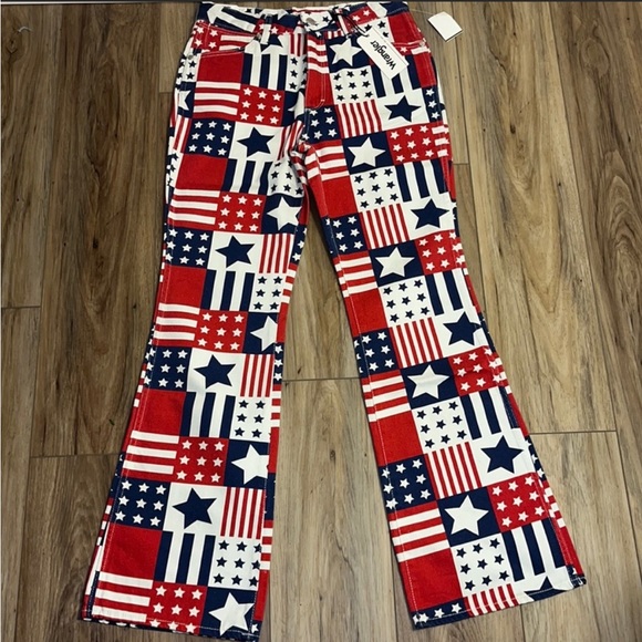 Wrangler 626 Westward Bootcut in Stars & Stripes 26 x34 - Picture 4 of 12